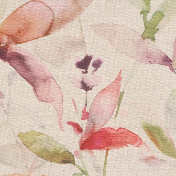 Voyage Naura Poppy Natural Fabric