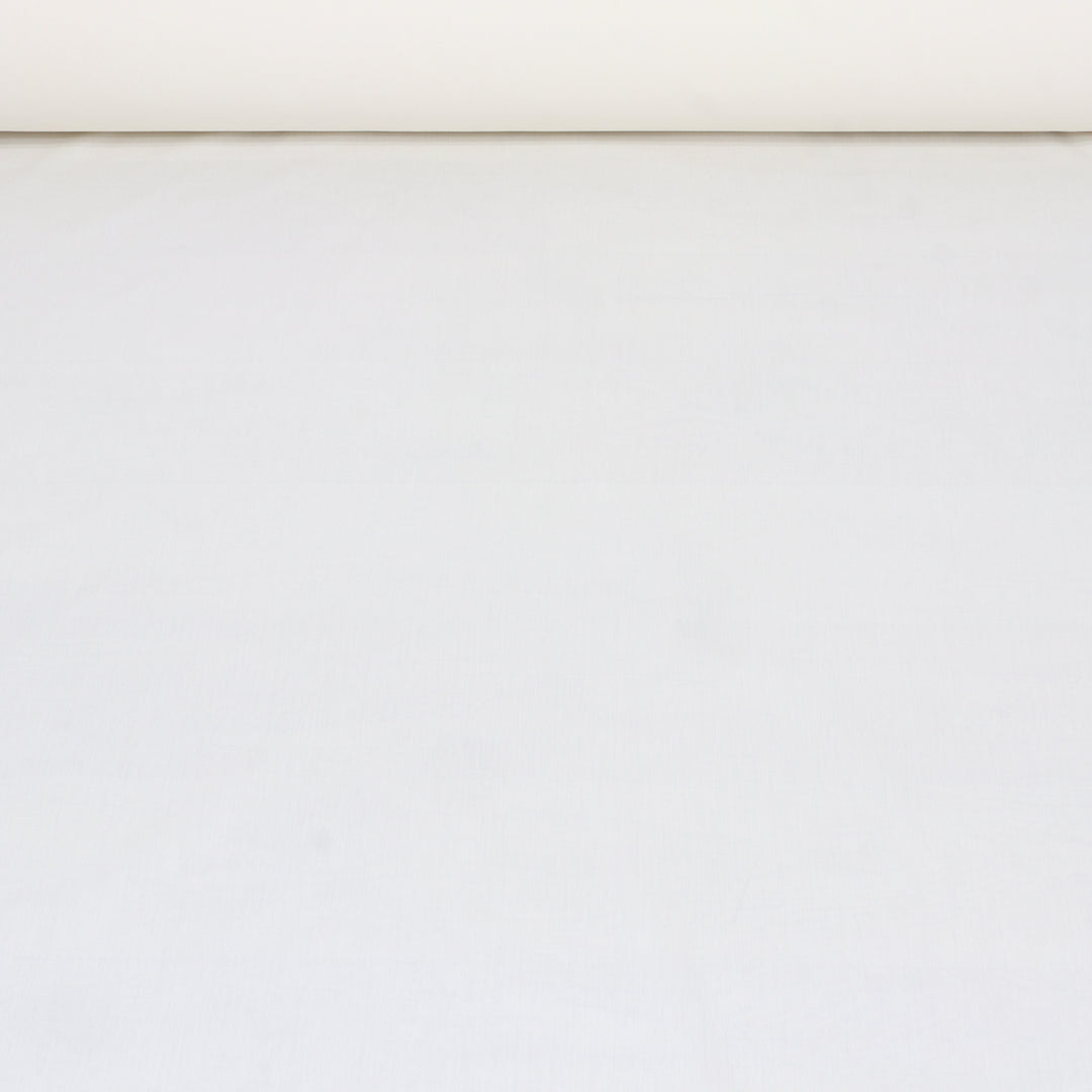 Doublewidth Polycotton Satin Lining Fabric - Chalk