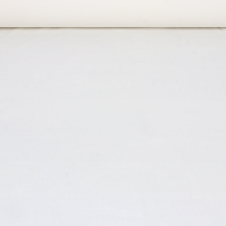 Doublewidth Polycotton Satin Lining Fabric - Chalk