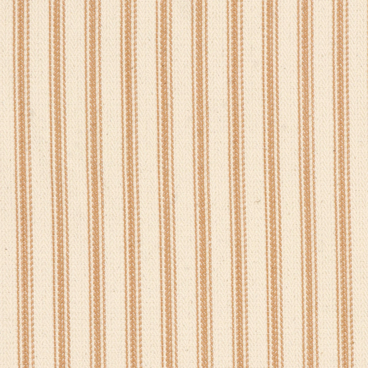 Foy Ticking Stripe Rust Fabric