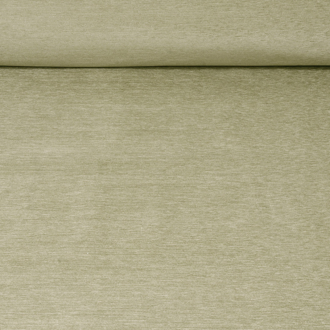 Clearance Lelievre Filao Lichen Green Semi Plain FR Fabric