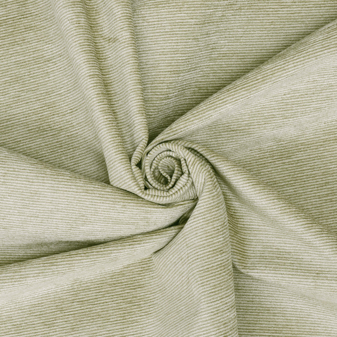 Clearance Lelievre Filao Lichen Green Semi Plain FR Fabric