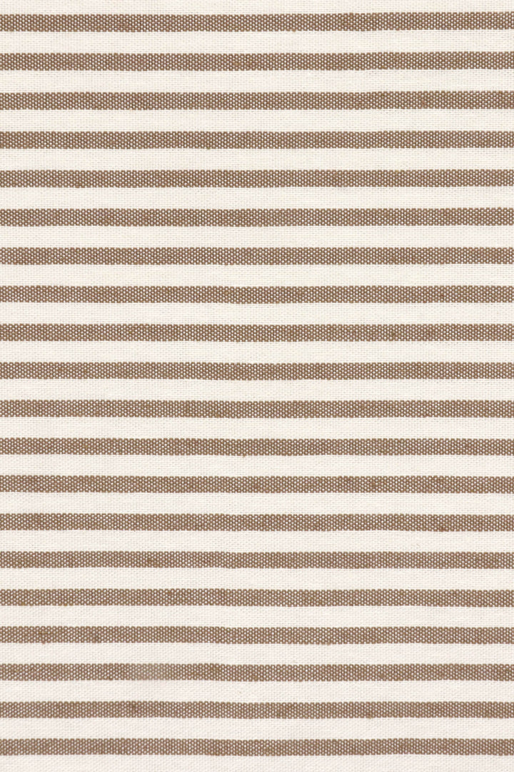 Giles Stripe Brown Double Width Fabric