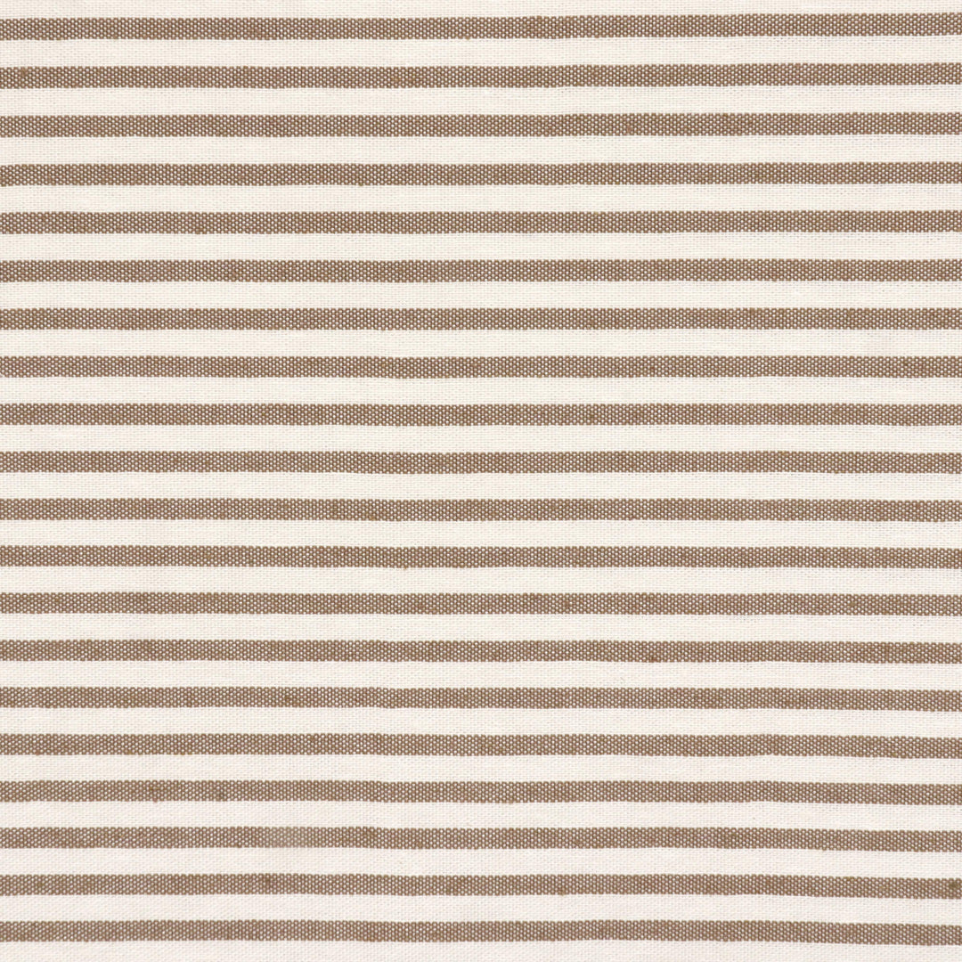 Giles Stripe Brown Double Width Fabric