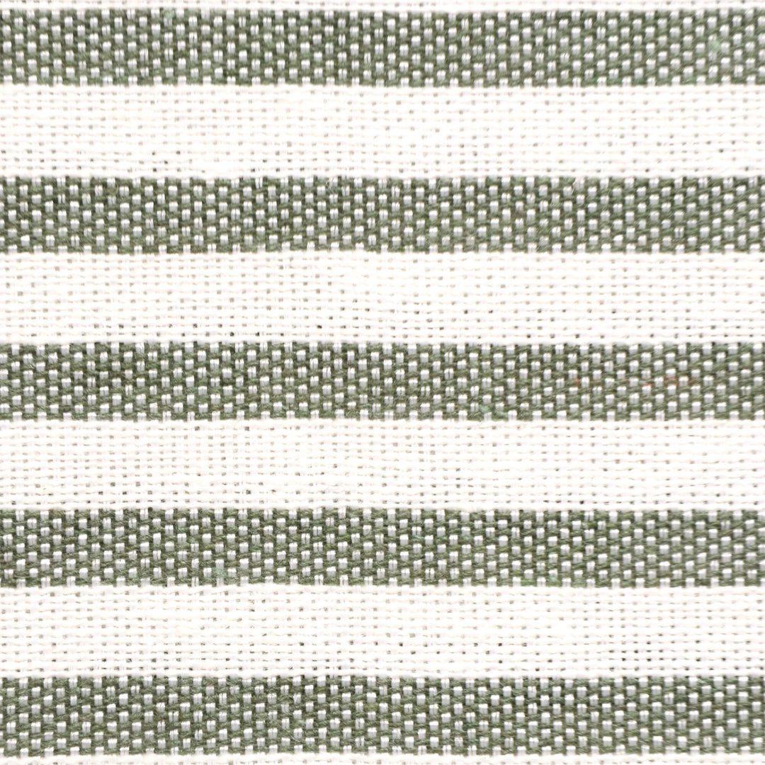Giles Stripe Green Double Width Fabric