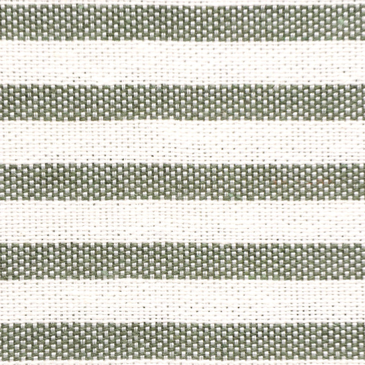 Giles Stripe Green Double Width Fabric