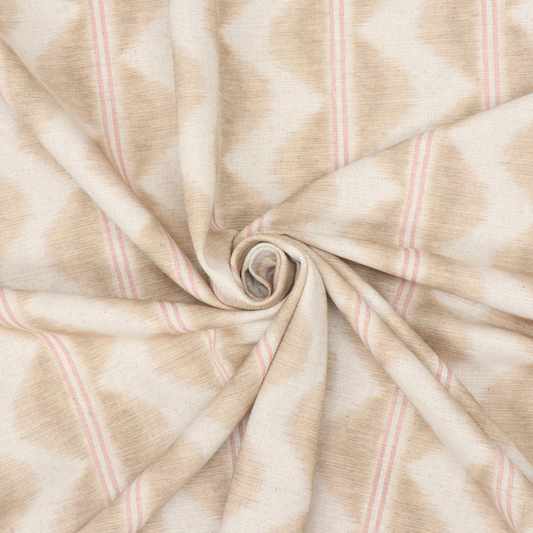 Chess Designs Legato Stripe Latte Fabric