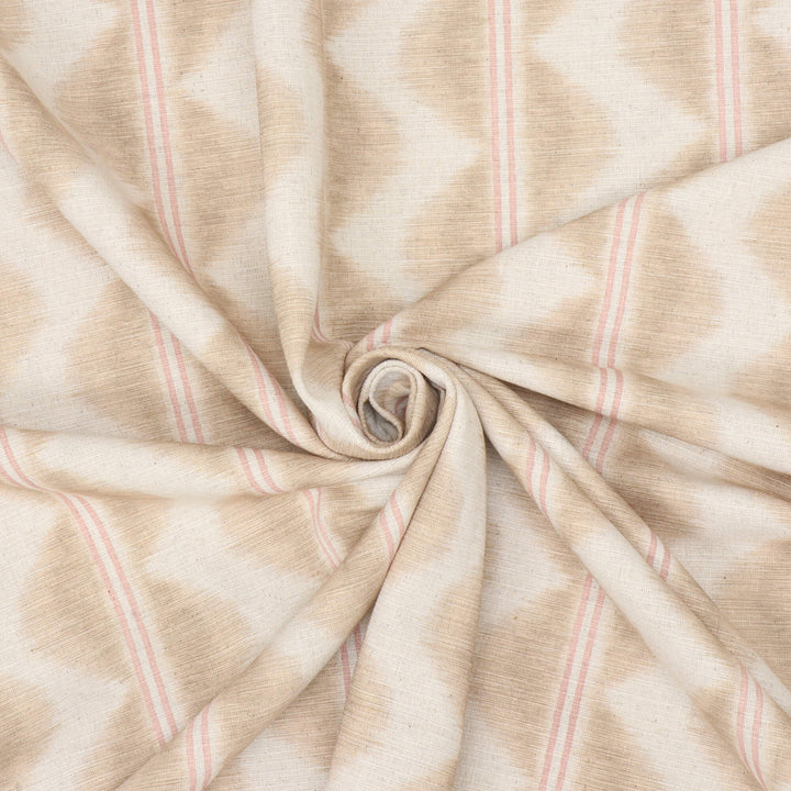 Chess Designs Legato Stripe Latte Fabric