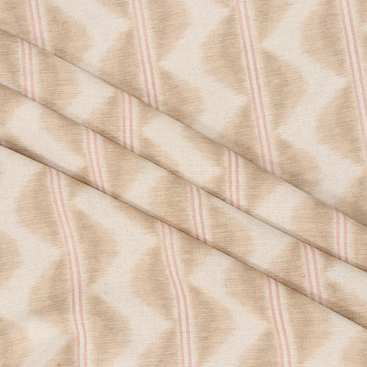 Chess Designs Legato Stripe Latte Fabric