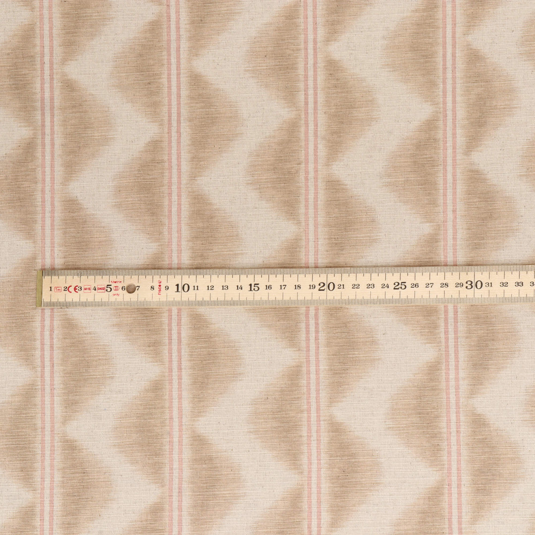 Chess Designs Legato Stripe Latte Fabric