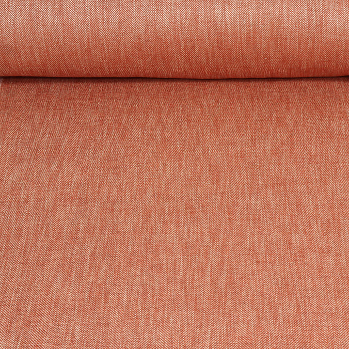 Chess Designs Caprio Herringbone Sienna Fabric