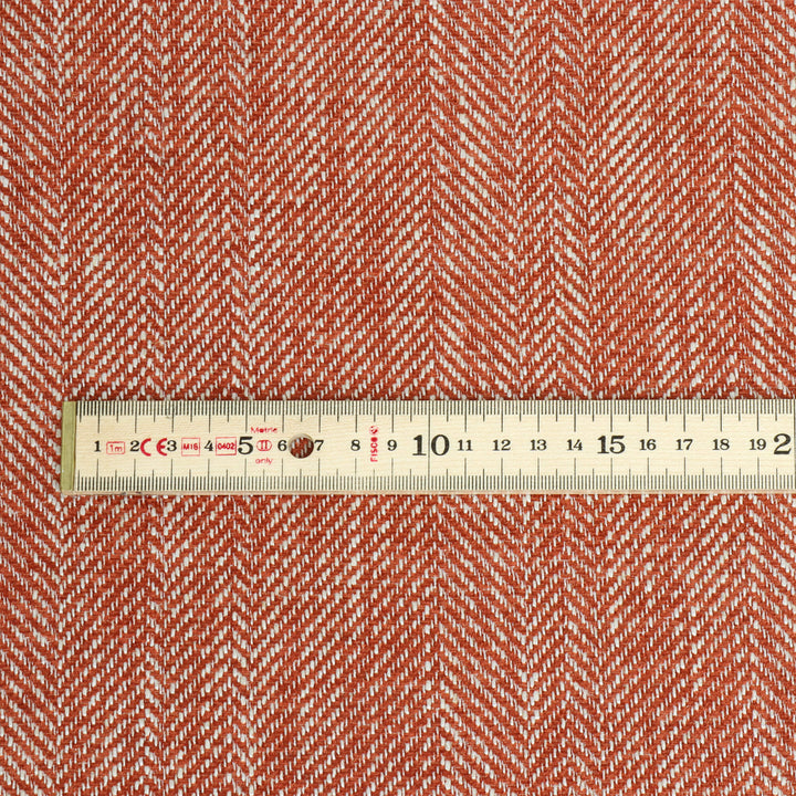 Chess Designs Caprio Herringbone Sienna Fabric