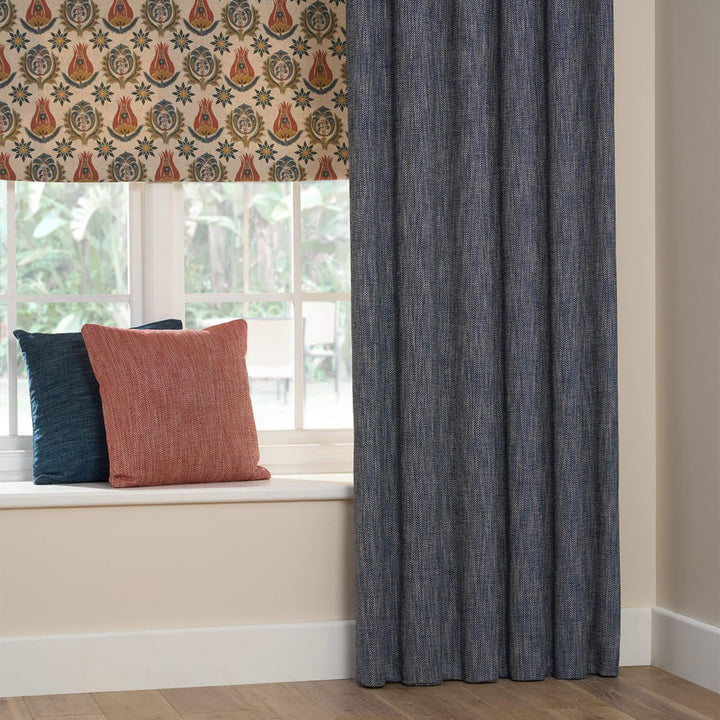 Chess Designs Caprio Herringbone Sienna Fabric