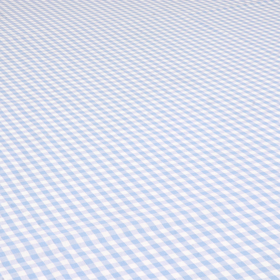 Studio Gingham Sky Blue Fabric