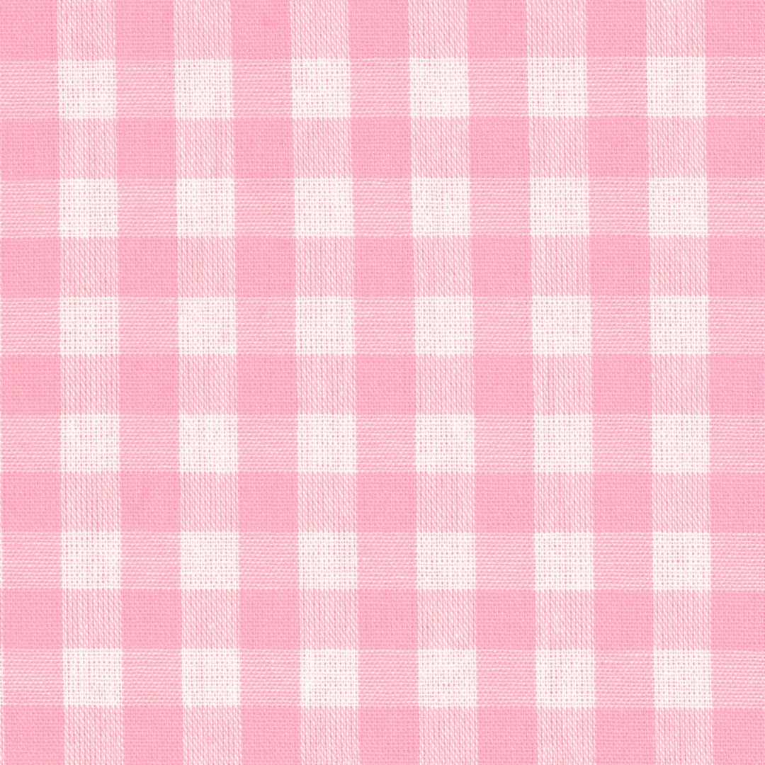 Studio Gingham Neon Pink Fabric