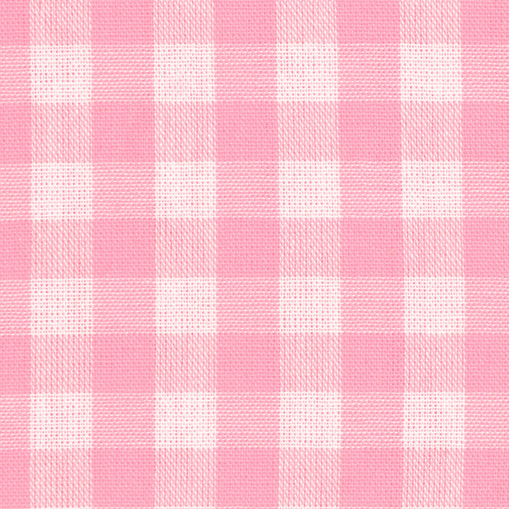 Studio Gingham Neon Pink Fabric