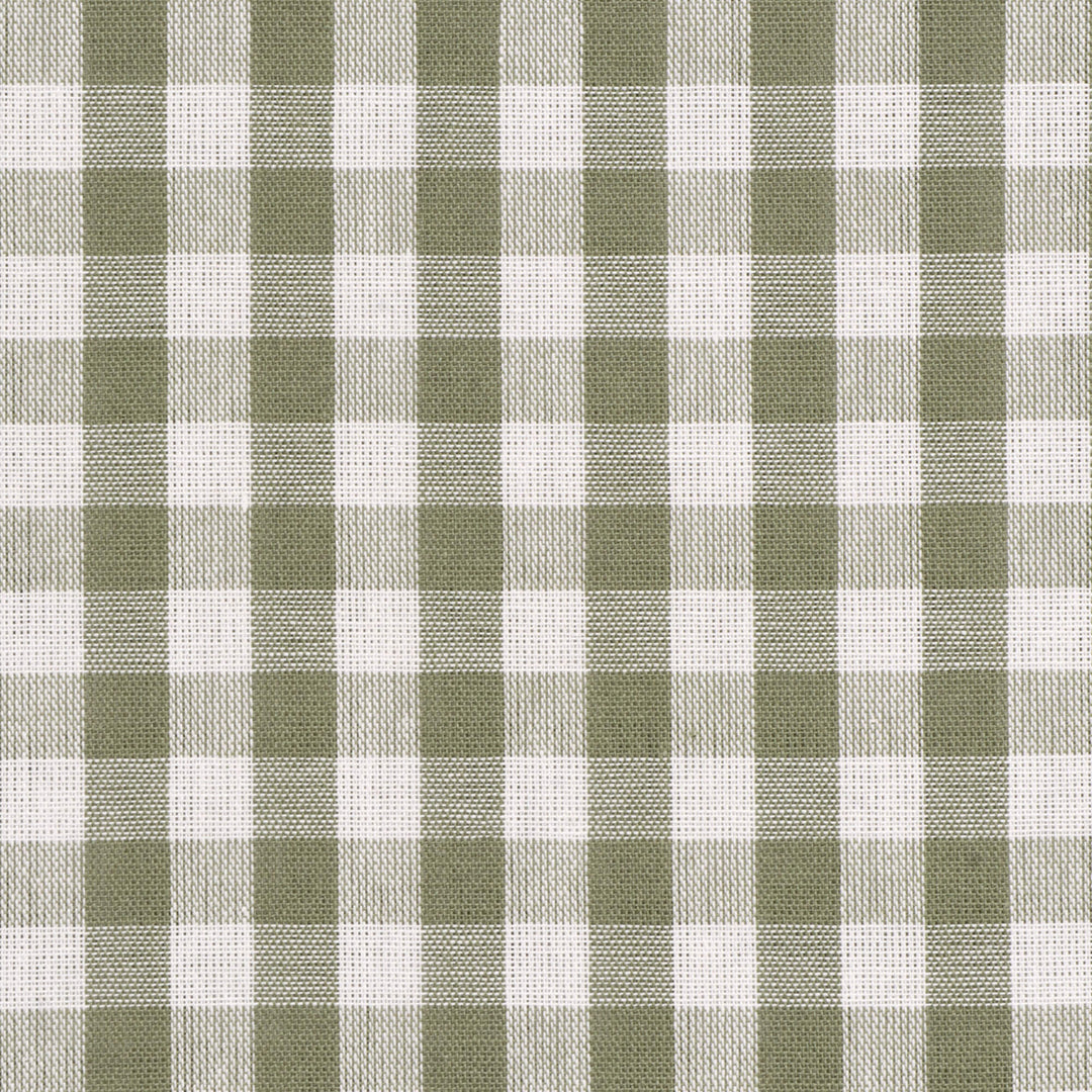 Studio Gingham Khaki Green Fabric
