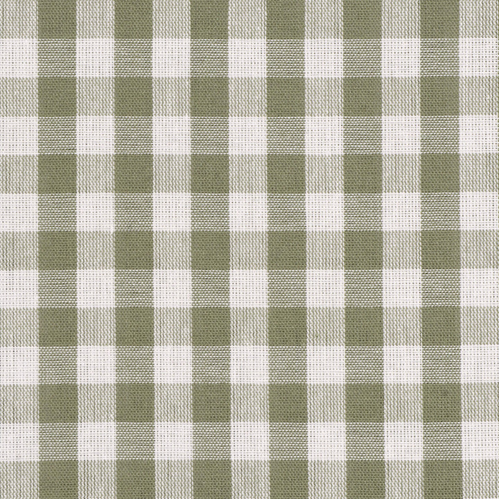 Studio Gingham Khaki Green Fabric