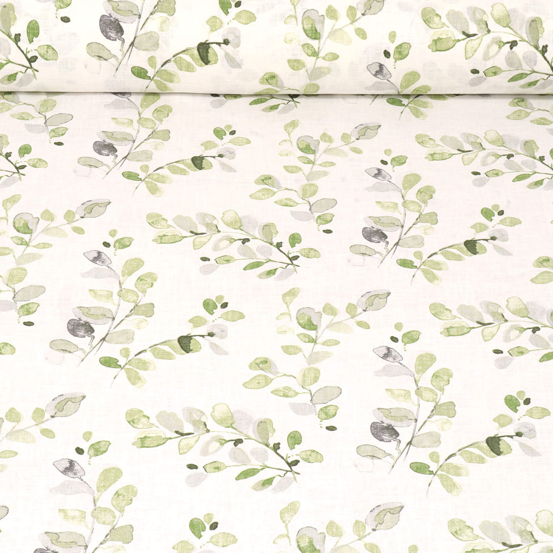 Acacia Botanical Green Fabric