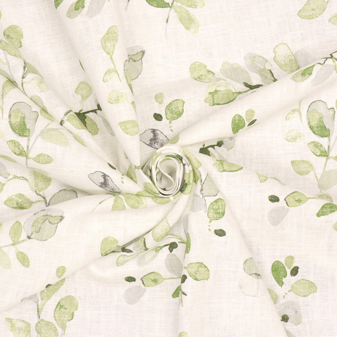Acacia Botanical Green Fabric