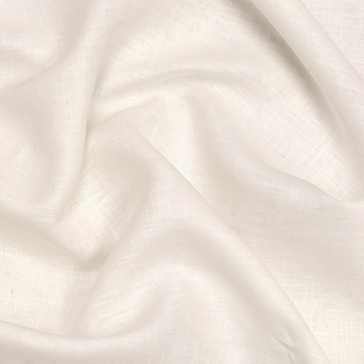 Gordes Linen Ecru White Fabric