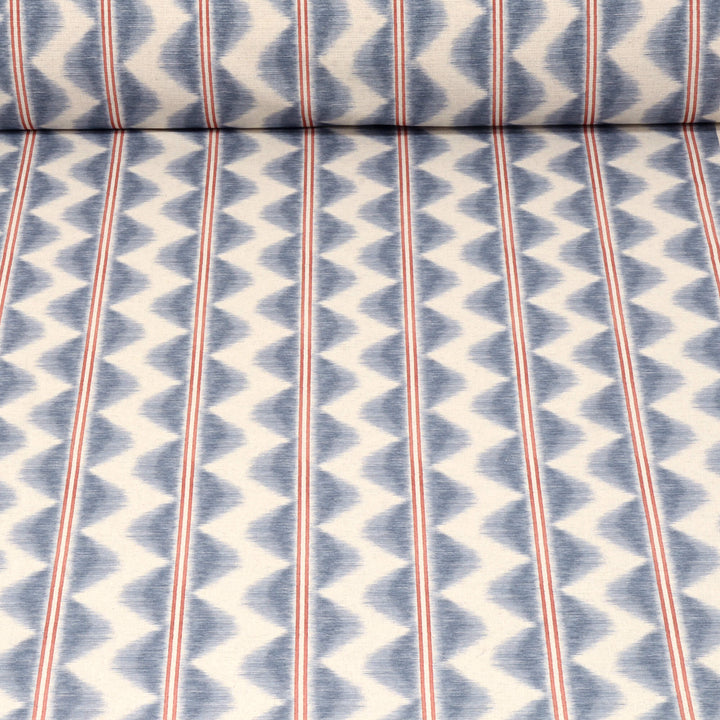 Chess Designs Legato Stripe Denim Fabric