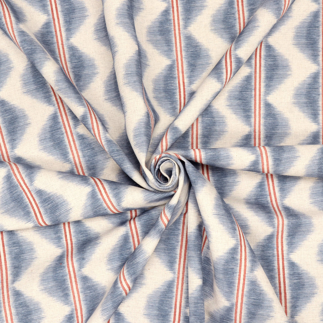 Chess Designs Legato Stripe Denim Fabric