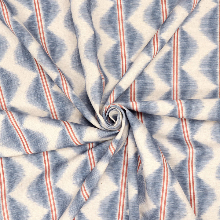 Chess Designs Legato Stripe Denim Fabric