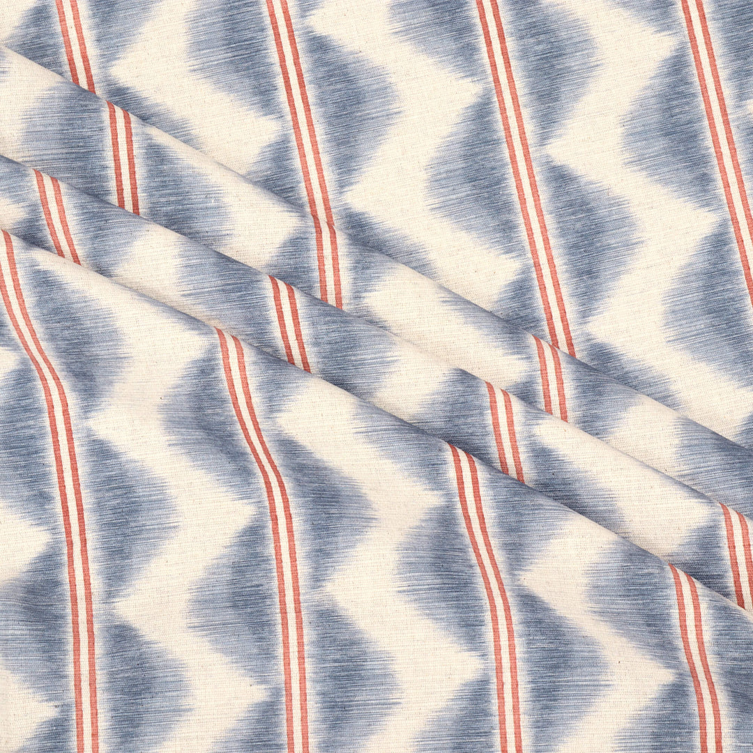 Chess Designs Legato Stripe Denim Fabric