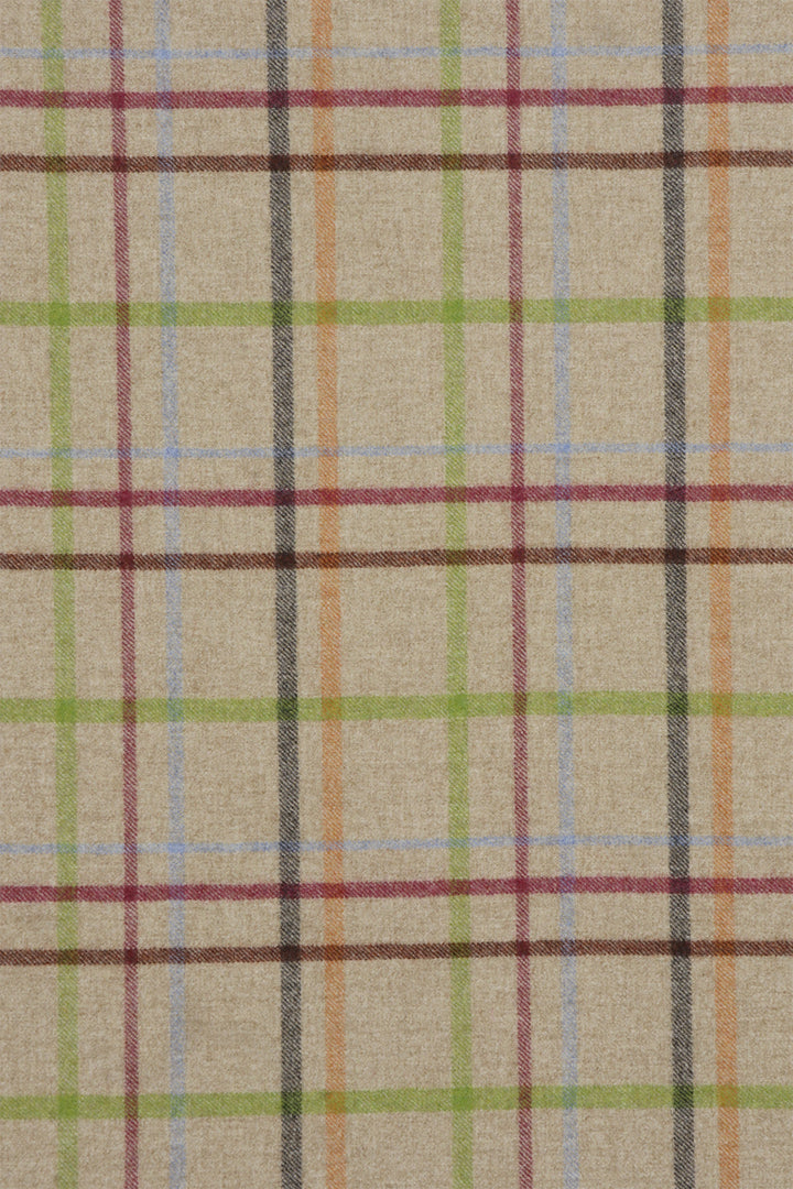 Abraham Moon Multicheck Natural Fabric