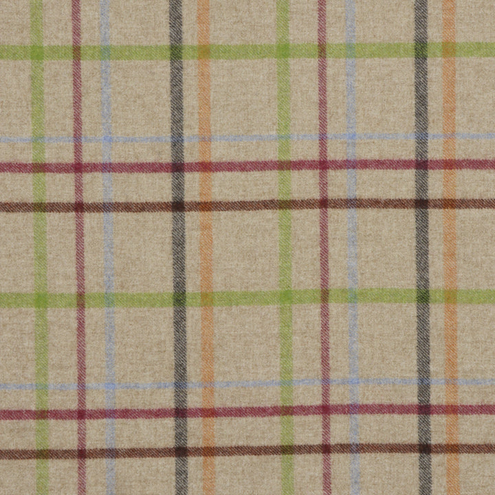 Abraham Moon Multicheck Natural Fabric