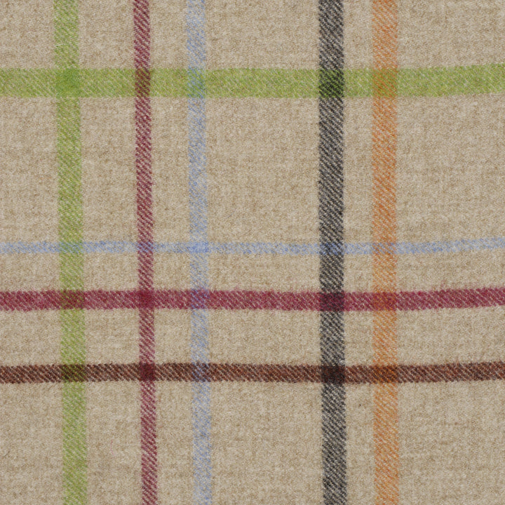 Abraham Moon Multicheck Natural Fabric