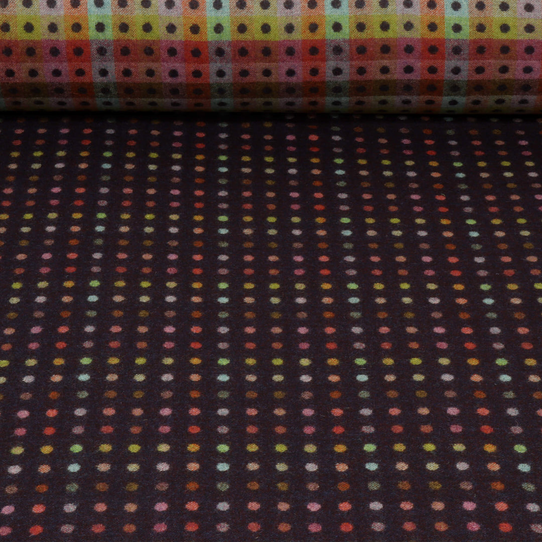 Abraham Moon Multispot Wine Fabric