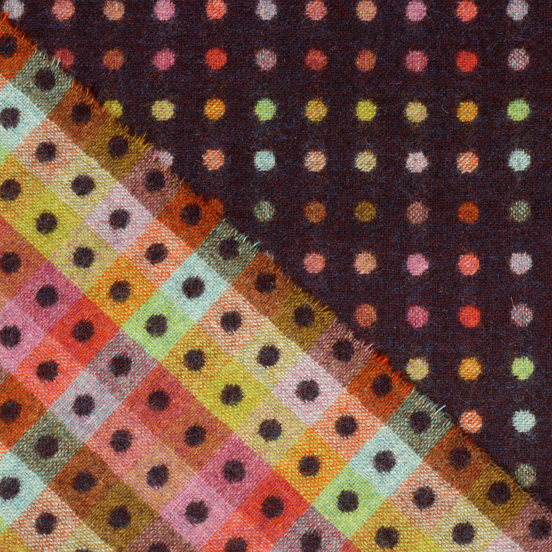 Abraham Moon Multispot Wine Fabric