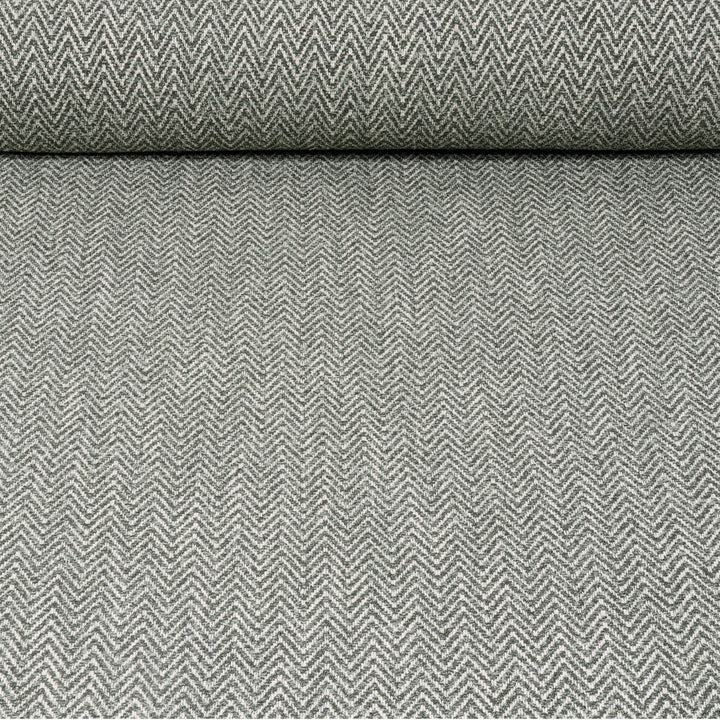 Malaga Herringbone Stripe Mint Green Fabric