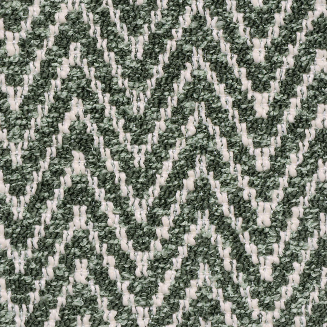 Malaga Herringbone Stripe Mint Green Fabric