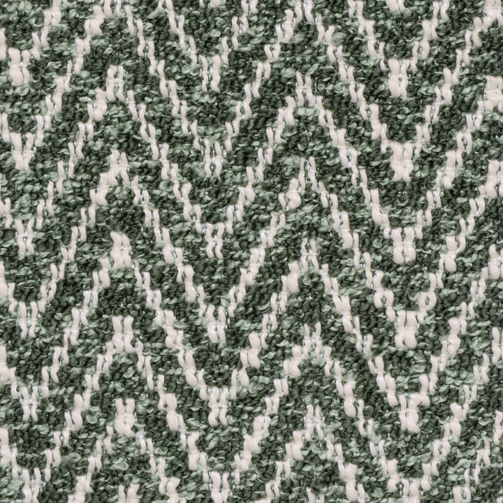 Malaga Herringbone Stripe Mint Green Fabric