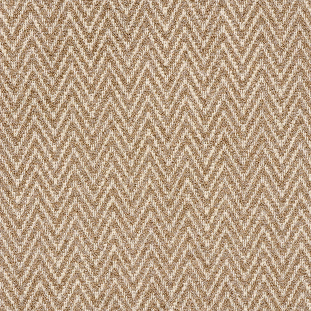 Malaga Herringbone Stripe Taupe Fabric