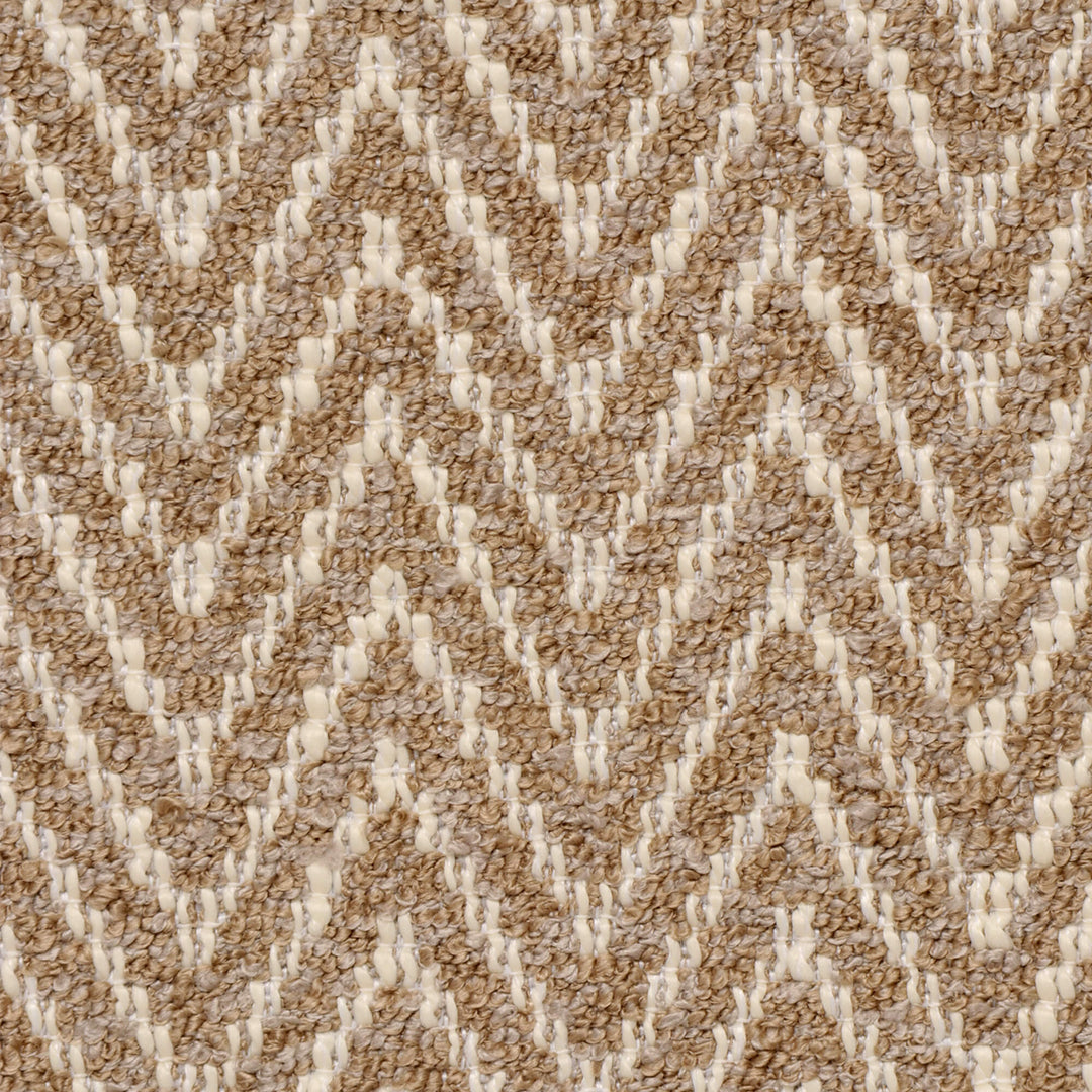 Malaga Herringbone Stripe Taupe Fabric