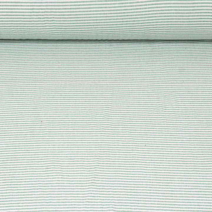 Newbury Stripe Green Fabric
