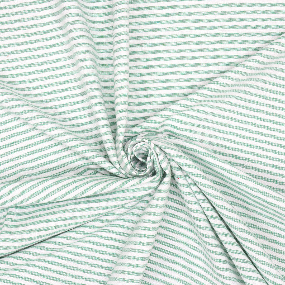 Newbury Stripe Green Fabric