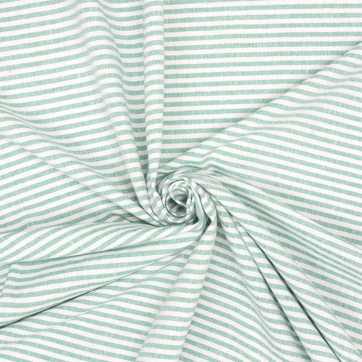 Newbury Stripe Green Fabric