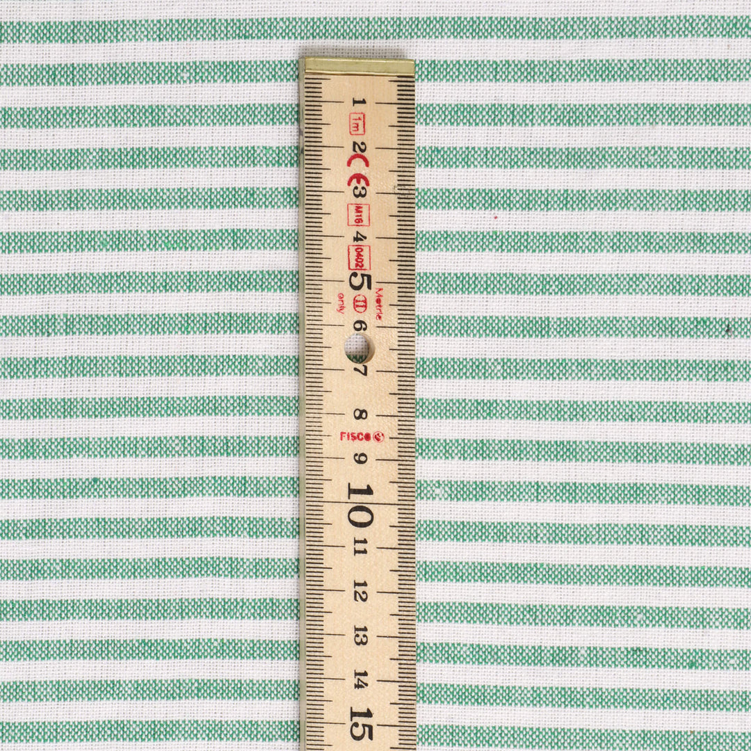 Newbury Stripe Green Fabric