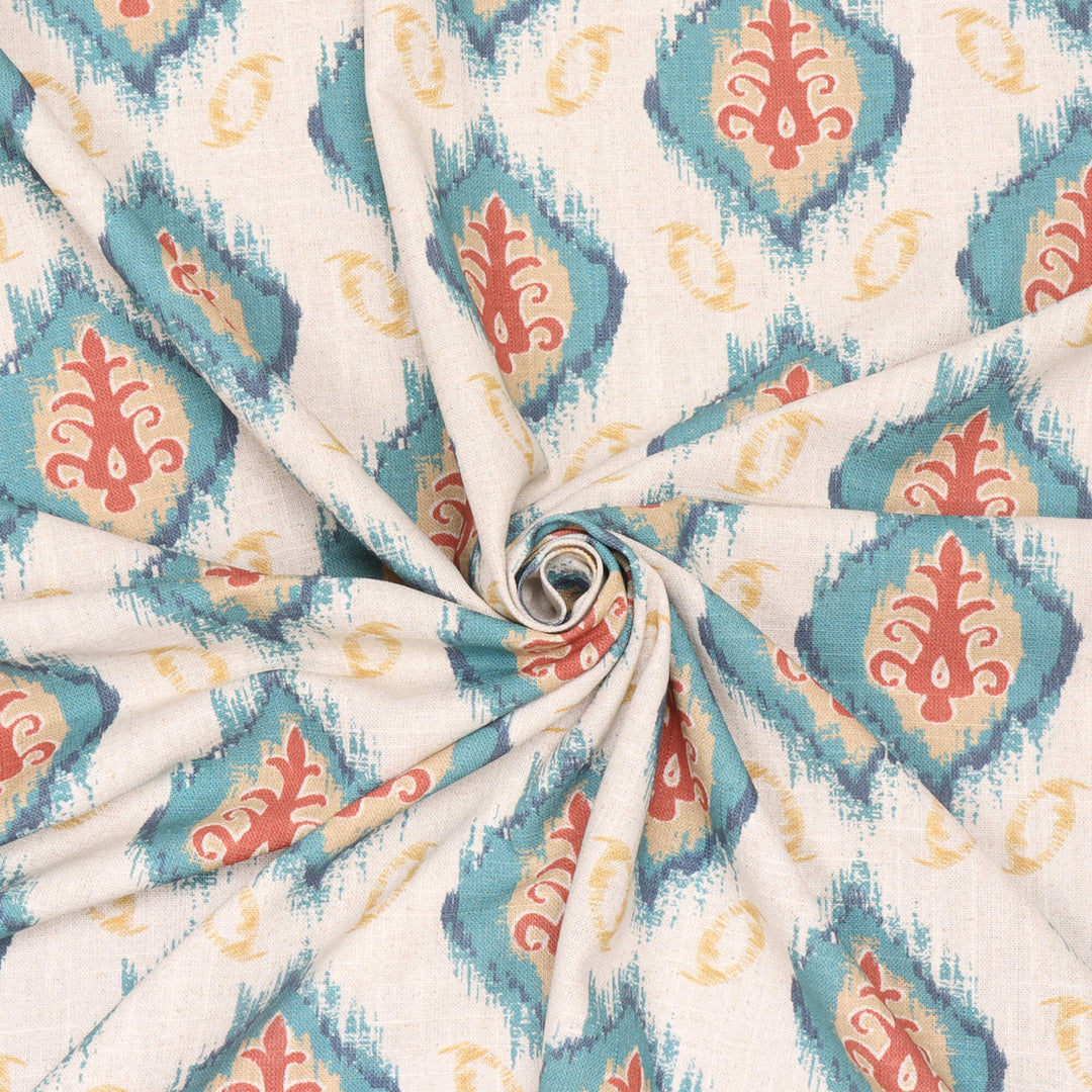 Chess Designs Bukari Kingfisher Fabric