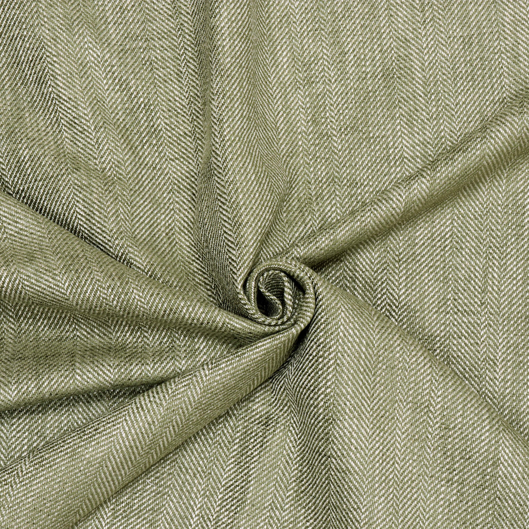 Chess Designs Caprio Herringbone Pasture Fabric