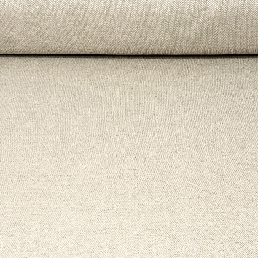 Chess Designs Caprio Herringbone Oatmeal Fabric