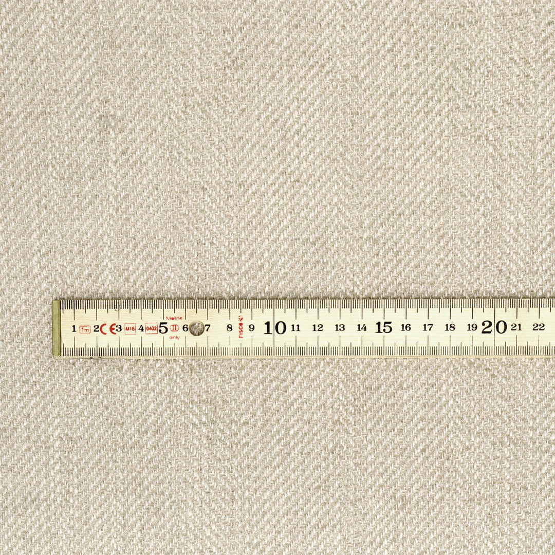 Chess Designs Caprio Herringbone Oatmeal Fabric