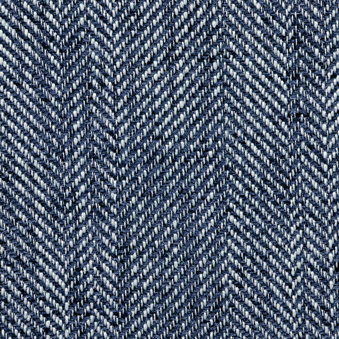 Chess Designs Caprio Herringbone Navy Fabric