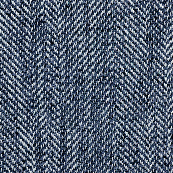 Chess Designs Caprio Herringbone Navy Fabric