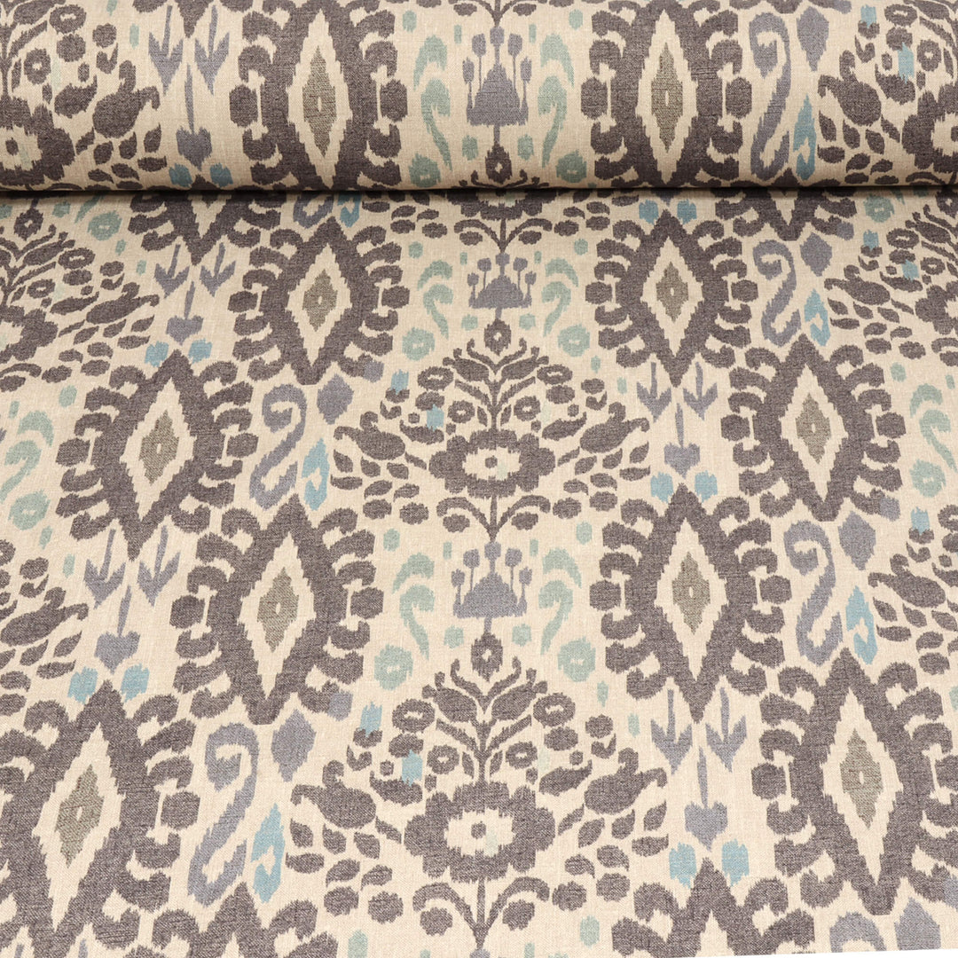 Zama Ikat Mineral Fabric